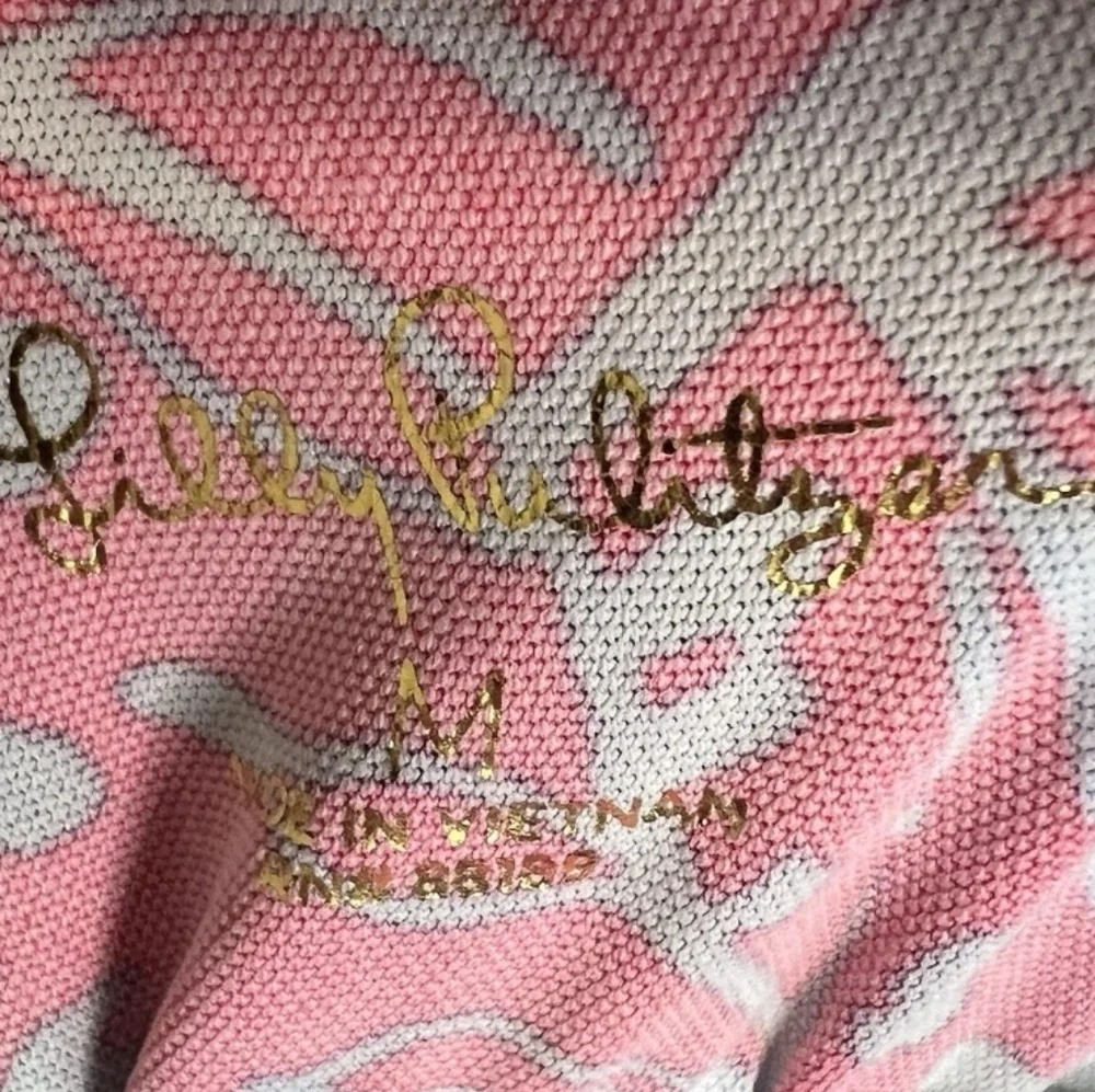 Lilly Pulitzer Chilly Lilly Braedyn SPF 50 Floral Red and Blue Dress Medium EUC - Picture 6 of 6